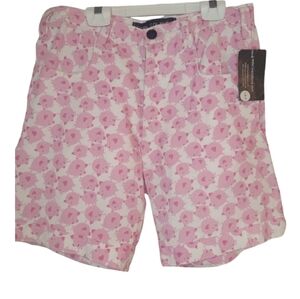 Pink & Cream Pig Patterned Shorts, Local Designer Size 30 NWT